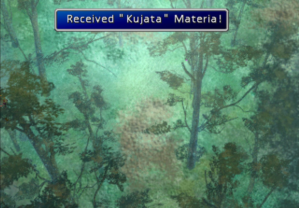 Once you've earned passage through the Sleeping Forest with the Lunar Harp, watch out for the Kjata materia.